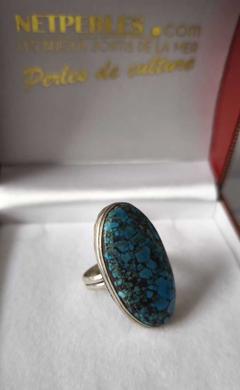 Anello antico in Argento e Turchese Anello antico in Argento e Turchese