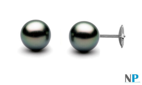Orecchini di perle di Tahiti  con sistema di chiusura brevettato GUARDIAN