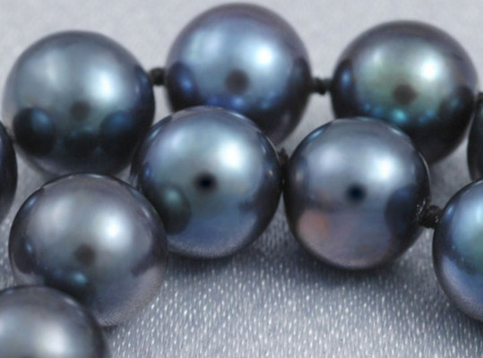 Collana 45 cm di perle di coltura d'acqua dolce Gros plan