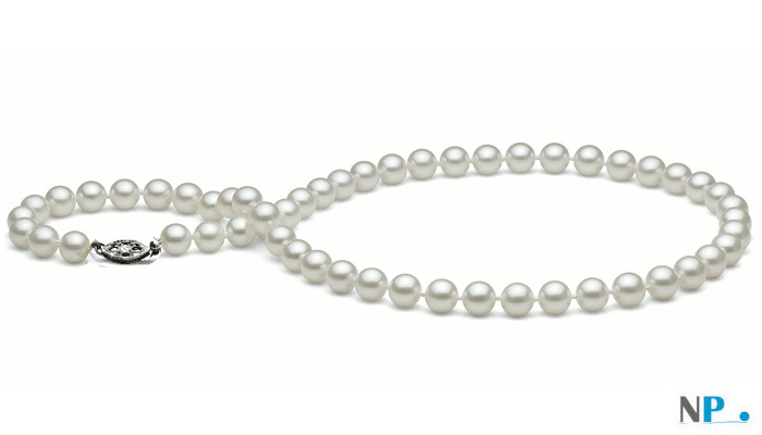 Collana di perle d'acqua dolce DOLCEHADAMA  bianche