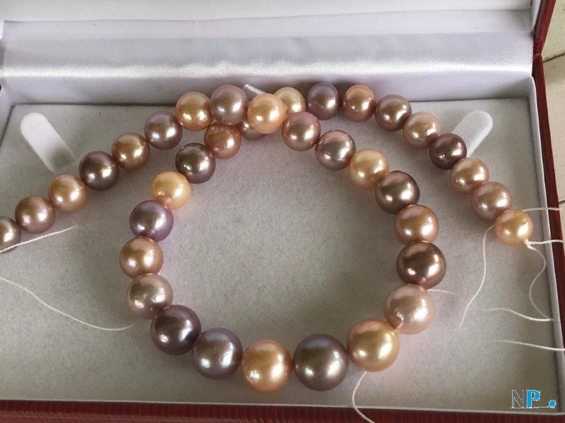 Collana di perle EDISON d'acqua dolce coltivate in Cina, perle rare