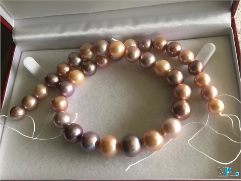 Collana di perle EDISON d'acqua dolce coltivate in Cina, perle rare