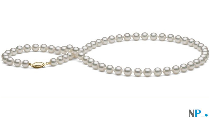 Collier de perles d'Akoya