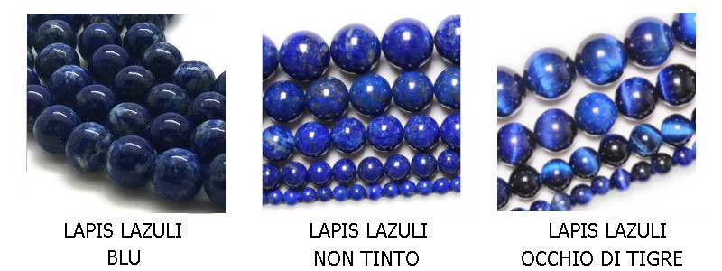 LAPISLAZZULI blu da portare con le perle di coltura