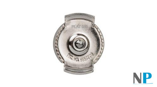 Sistema di sicurezza brevettato GUARDIAN per orecchini di perle in platino 950 Sistema di sicurezza brevettato GUARDIAN per orecchini di perle in platino 950