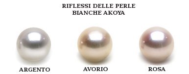 riflessi delle perle Akoya