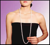 Collier long plus de 90 cm
