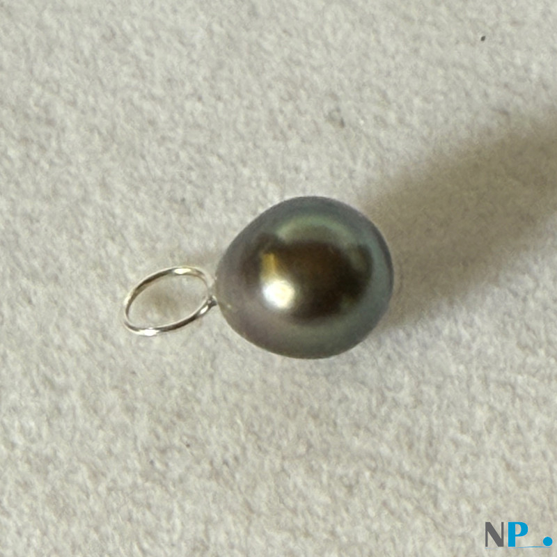 Pendente in argento e perla di Tahiti Pendente in argento e perla di Tahiti