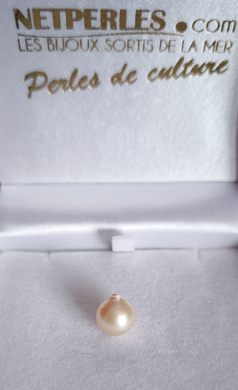 perla a forma di goccia EDISON rosa pesca perla a forma di goccia EDISON rosa pesca