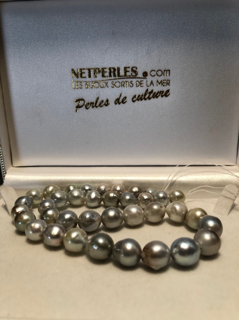 Collana di perle nere di Tahtiti 