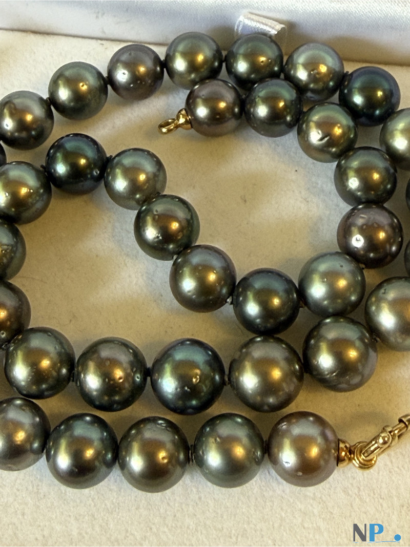 Collana di perle nere di Tahiti