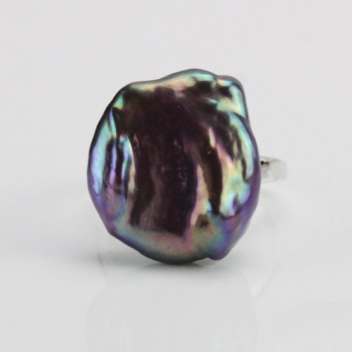 Orecchino Avvolgente A Goccia In Argento 925 Con Perla D'Acqua Dolce – Gioiello Elegante Per Orecchio Non Forato