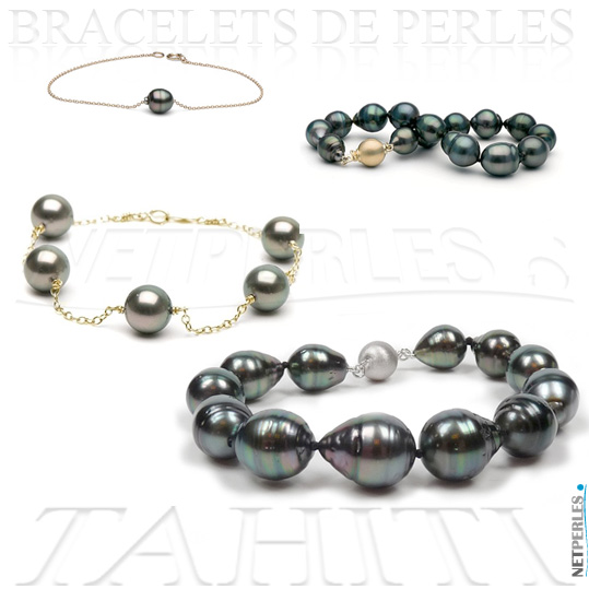braccialetti di perle di Tahiti