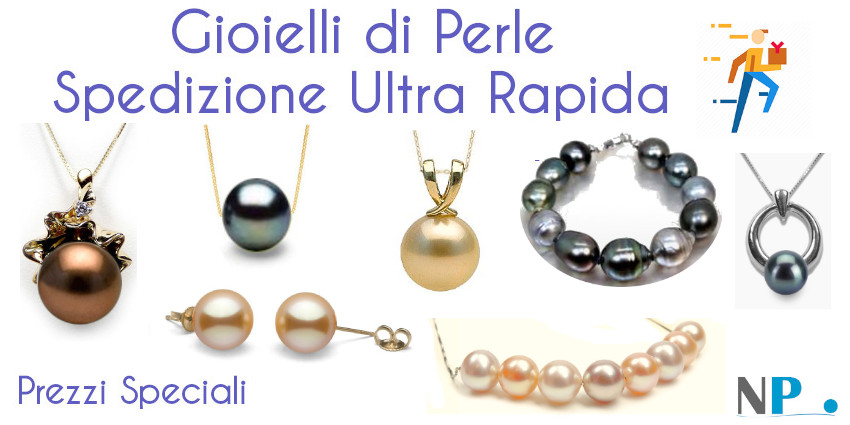 Gioielli di perle spedizione ultra rapida