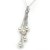 Pendente in Argento 925 con 5 Perle DOLCEHADAMA e diamanti