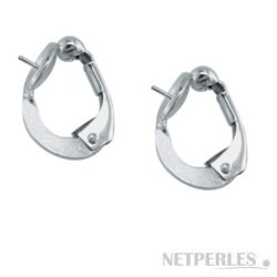 Clips in Argento 925 per orecchini di perle 