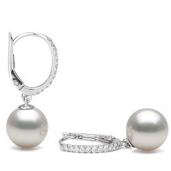 Orecchini in Argento 925 con perle d'acqua dolce DOLCEHADAMA e zirconi