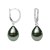 Orecchini in Argento 925 con perle barocche di Tahiti e zirconi