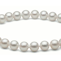 Collana 40 cm perle d'acqua dolce 8-9 mm bianche DOLCEHADAMA