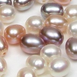 Perla d'Acqua Dolce Drop 8-9 mm AAA forma goccia colore a scelta