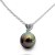 Pendente Cuore in Oro 14k con Perla di Tahiti AAA