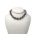 Collana 43/44 cm Perle di Tahiti Barocche cerchiate da 10 a 11 mm a goccia