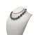 Collana 43/44 cm Perle di Tahiti Barocche cerchiate da 10 a 11 mm a goccia