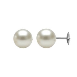 Orecchini perle Australiane bianche 9-10 mm qualità AAA sistea brevettato GUARDIAN