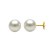 Orecchini perle Australiane bianche 9-10 mm qualità AAA sistea brevettato GUARDIAN