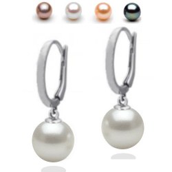 Orecchini traversine in argento 925 con perle di Acqua Dolce AAA