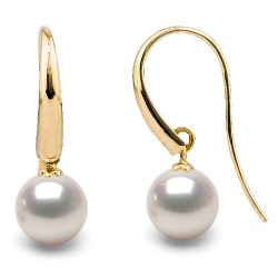 Orecchini oro 18k e perle di coltura Akoya HANADAMA