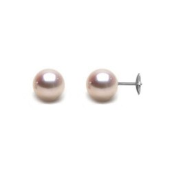 Orecchini perle Akoya, 6-6.5 mm bianche su sistema brevettato Guardian