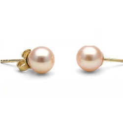 Orecchini A Cerchio Con Perla D'Acqua Dolce Rimovibile, Placcati Oro 18K, Regalo Per Donne