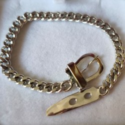 Braccialetto in Argento 925 gourmette da 18/19 cm 