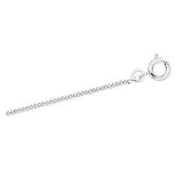 Catenina fine in Argento 925 maglia gourmette di 40 cm