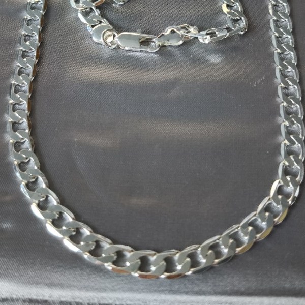 Lunga Collana Catena Argento 925 lunga 60 cm 28,2 grammi