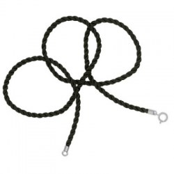  Cordoncino di seta con fermaglio in Argento per pendenti, 42 cm