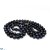 Collana sautoir 90 cm di perle d'acqua dolce nere da 8-9 mm