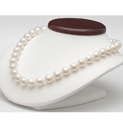 Collana 45 cm di perle di coltura d'acqua dolce, 10-11 mm, bianche