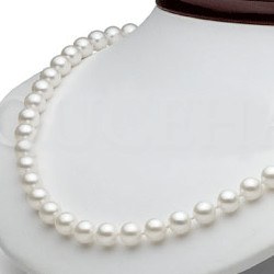 Collana 45 cm perle d'acqua dolce 7-8 mm bianche DOLCEHADAMA