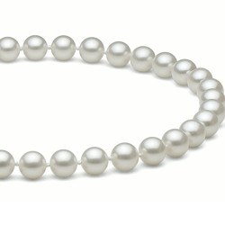 Collana 40 cm perle d'acqua dolce 7-8 mm bianche DOLCEHADAMA