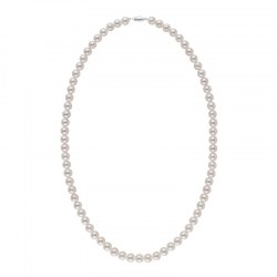 Collana 45 cm piccole perle di coltura Akoya 4,5-5 mm bianche