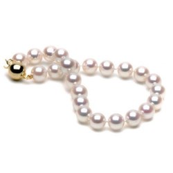 Braccialetto con perle coltivate Akoya HANADAMA 7-7,5 mm