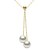 Collana Oro 14k 45 cm con 2 Perled'Acqua Dolce qualità AAA