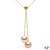 Collana oro 14k 45 cm con 2 Perle d'Acqua Dolce qualità DOLCEHADAMA