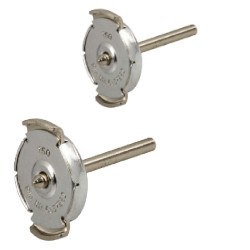 Paio di appretti GUARDIAN in Oro Bianco 18k chiusura di sicurezza per orecchini di perle