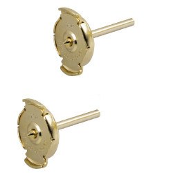 Paio di appretti GUARDIAN in Oro Giallo 18k chiusura di sicurezza per orecchini di perle