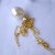 Pendente e catenina in placcato oro giallo con perla d'acqua dolce EDISON 13,5 mm bianca