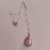 Pendente e catenina Argento 925 Perla Acqua Dolce 15x20 mm multiriflesso lustro metallico
