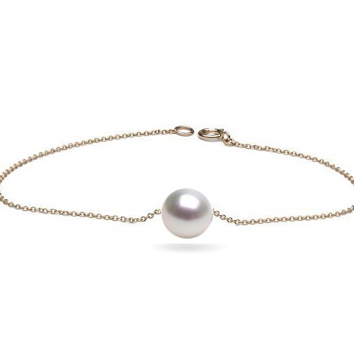 Braccialetto/Collana Oro 14k Perla Acqua Dolce Dolcehadama